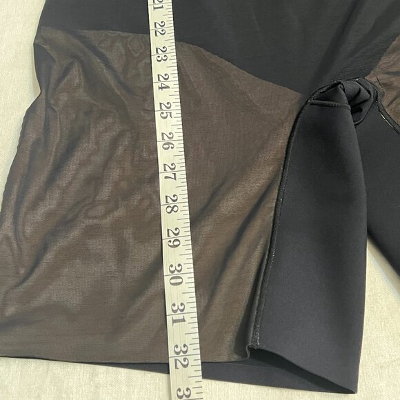 Honeylove SuperPower Bodysuit Shorts 2X Black Shapewear Adjustable Open Gusset - Picture 11 of 12